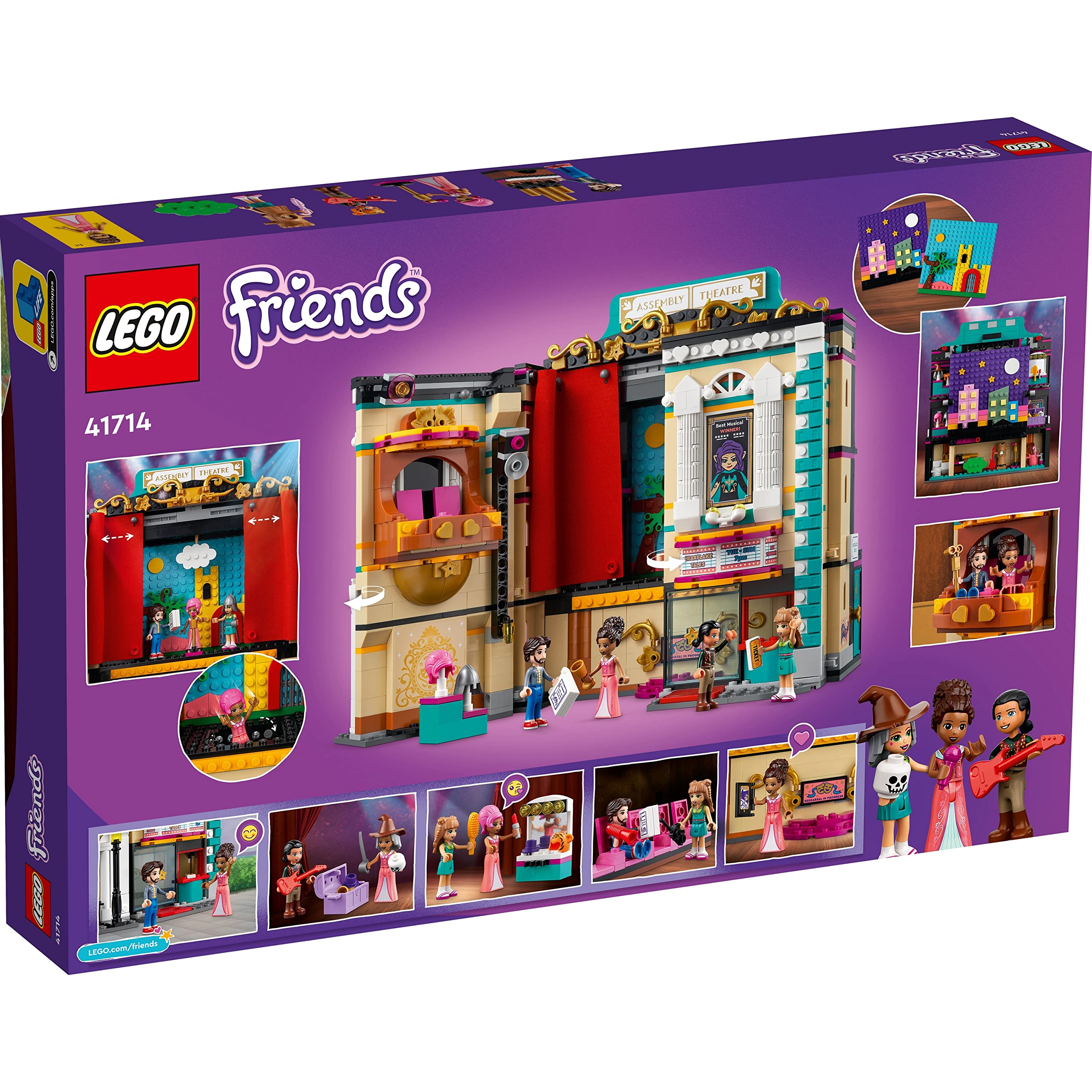 LEGO Friends 41714 Stage Set: Inspiring imaginative theater play and creativity for young builders.