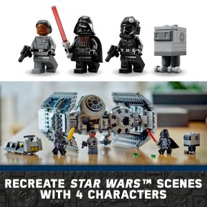 LEGO Star Wars minifigures in an exciting TIE Fighter battle scene full of adventure.