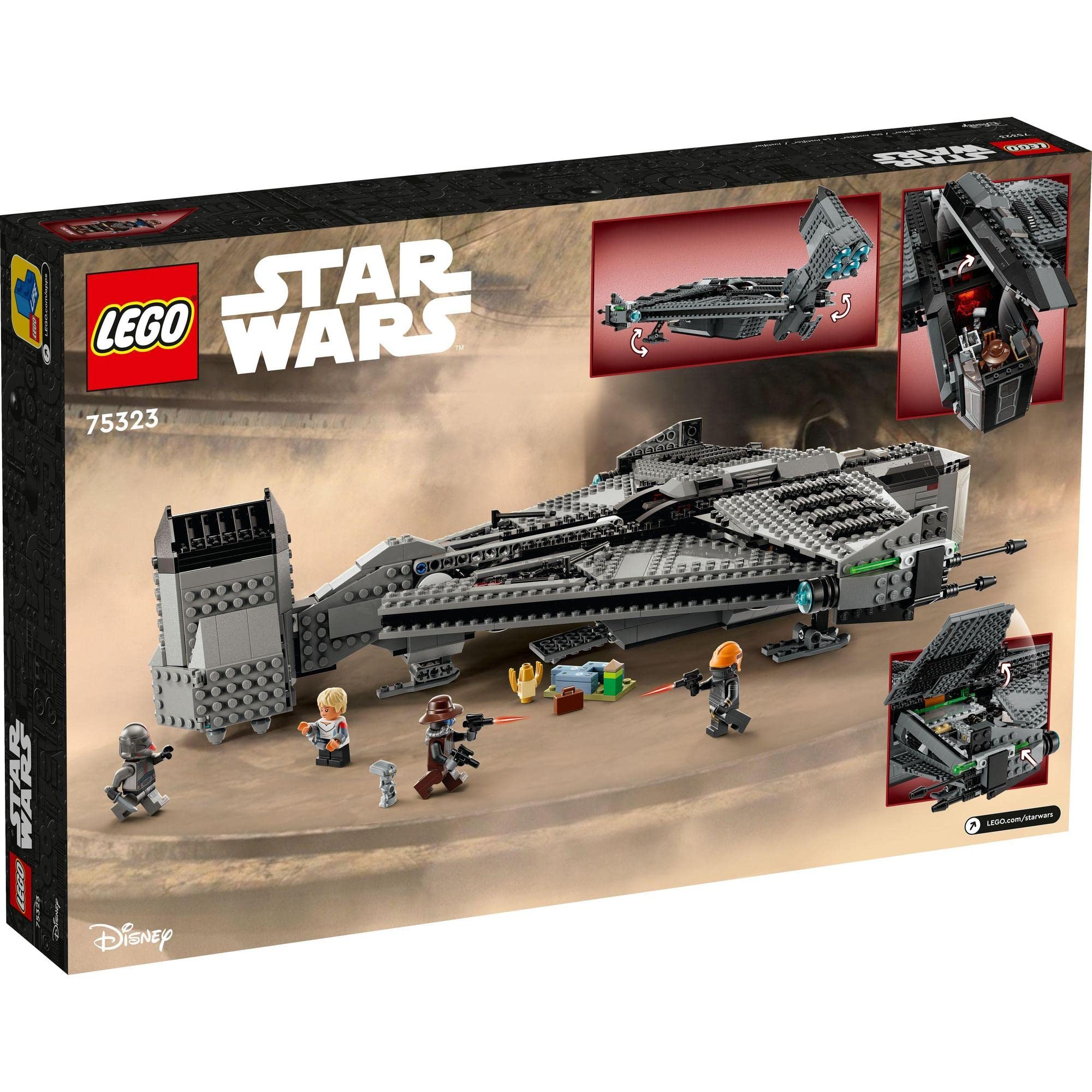 LEGO Star Wars set 75323: Build an epic adventure with iconic spacecraft and mini-figures.