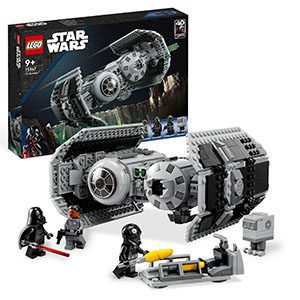 LEGO Star Wars TIE Fighter set with minifigures for exciting play and detailed construction.