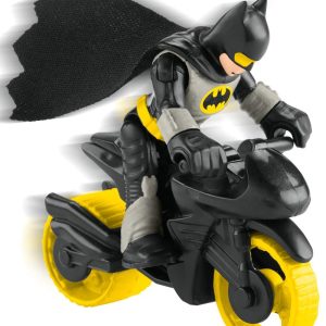 Dynamic Batman motorcycle toy set for thrilling adventures and imaginative play.