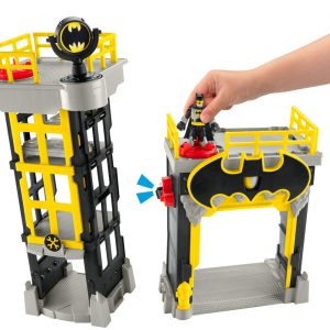 Exciting Batman playset featuring a multi-level headquarters for creative and interactive adventures.