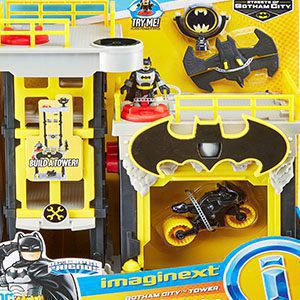 Vibrant Batman Imaginext playset with interactive features for imaginative adventures in Gotham City.