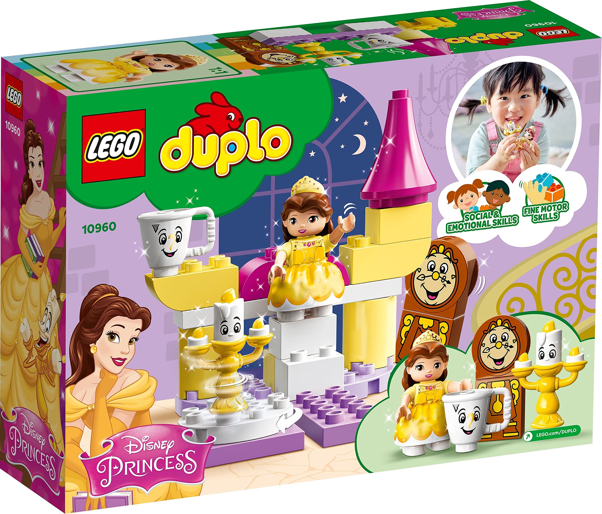LEGO Duplo Disney Princess Belle Castle Playset for imaginative fun and creative building adventures.