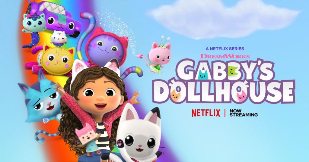 Gabbys Dollhouse Adventure: A colorful world of playful cats and imaginative fun.