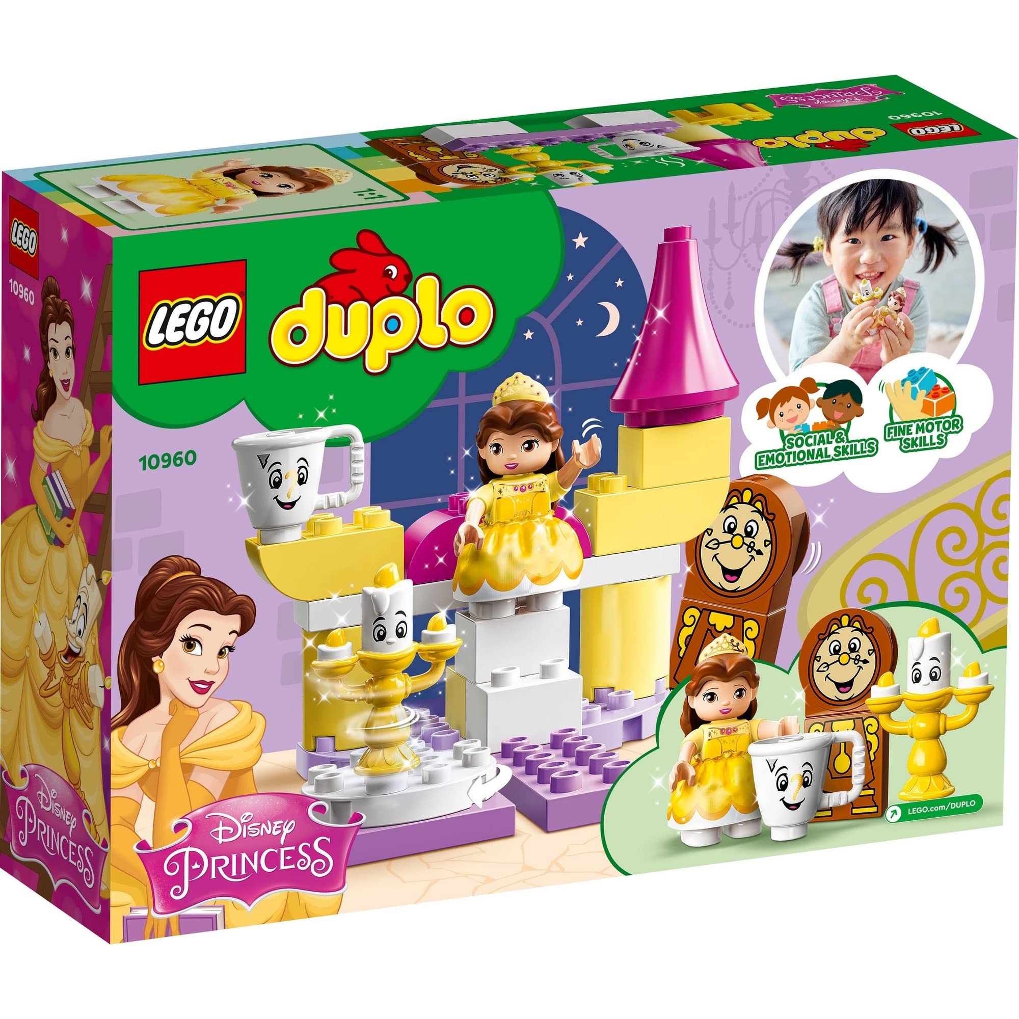 LEGO Duplo Belle Castle Adventure set for toddlers featuring engaging storytelling and vibrant characters.