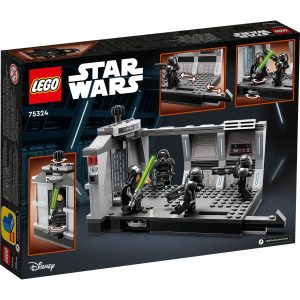 LEGO Star Wars Set 75324 features an exciting detention scene with vibrant mini figures and light sabers.