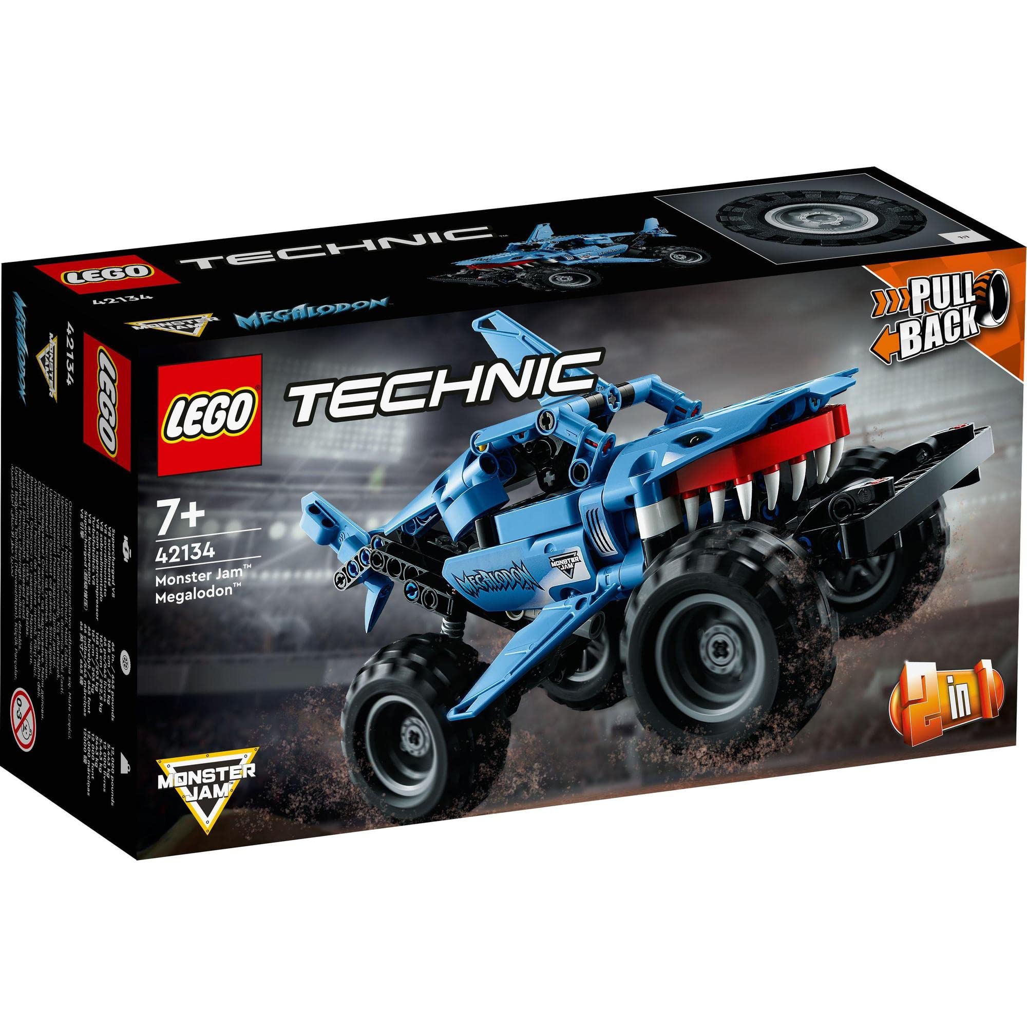 LEGO Technic Off-Road Vehicle 42134 with Pull Back feature for adventurous building and play.