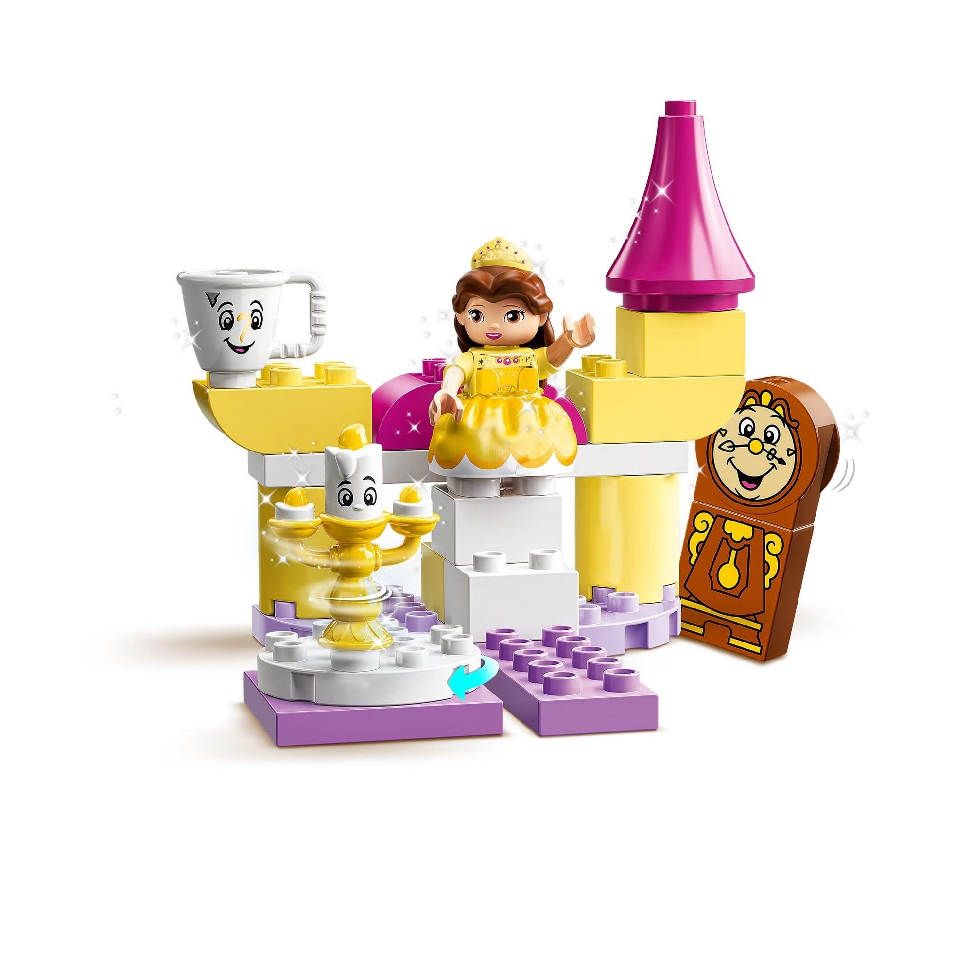 Colorful LEGO princess castle set promotes imaginative play with charming characters and vibrant design.