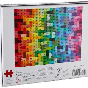 Vibrant puzzle box featuring a colorful gradient design in warm and cool tones.