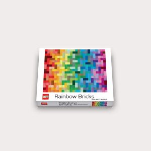 Vibrant Rainbow Bricks LEGO Set for imaginative building and colorful creative play.