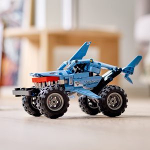 Vibrant blue monster truck toy sparks imaginative play with playful design and durable chunky wheels.