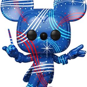 Vibrant cosmic mouse character with a wand, embodying magic, joy, and whimsy.