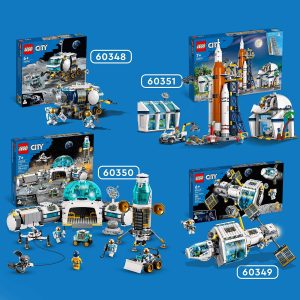 Colorful LEGO City Space sets inspire imaginative adventures in space exploration for young builders.