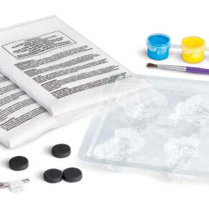 Colorful art supplies and tools for creative crafting projects and artistic expression.