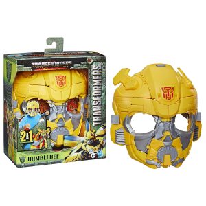 Transformers Bumblebee mask for kids; vibrant design, comfort, and imaginative play adventures.