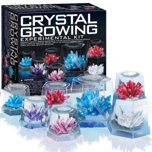 Engaging crystal growing kit with vibrant colors for hands-on scientific exploration and creativity.