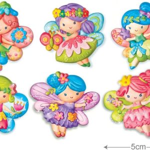 Charming colorful fairies in flight, creating a magical world for kids and inspiring imagination.