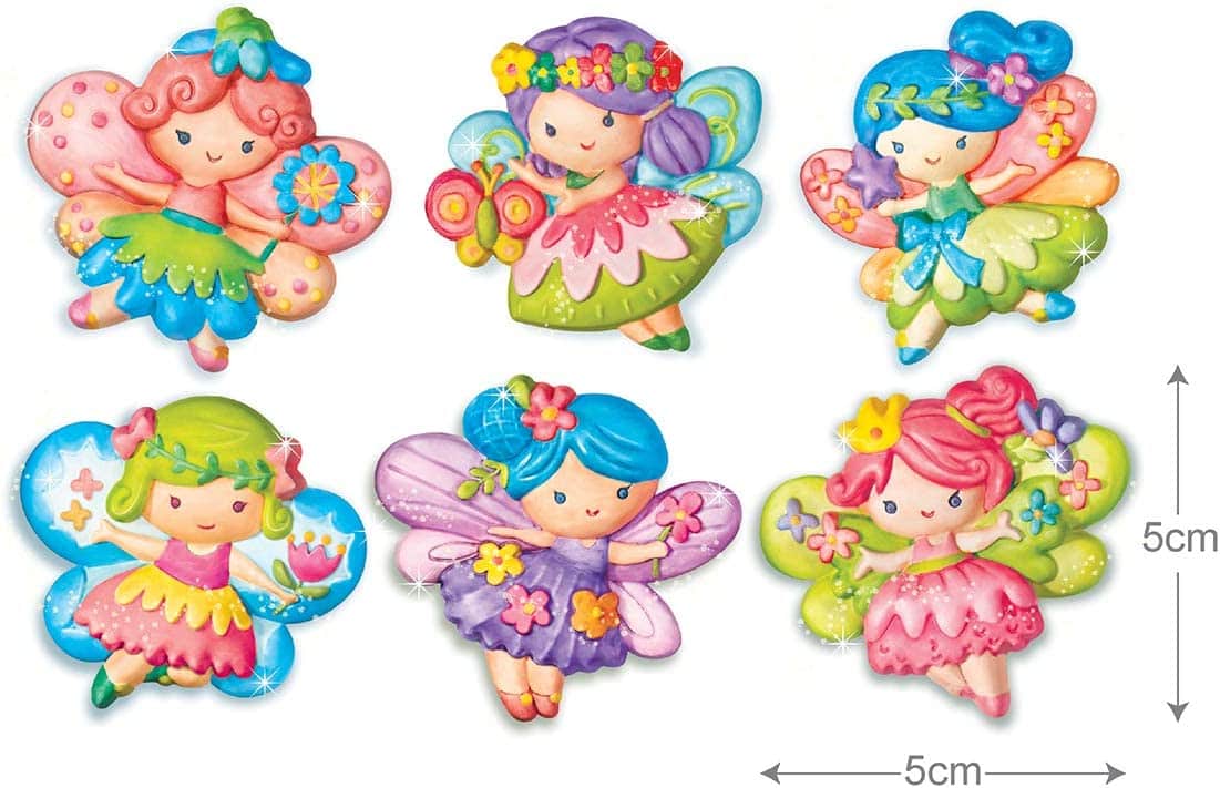 Charming colorful fairies in flight, creating a magical world for kids and inspiring imagination.