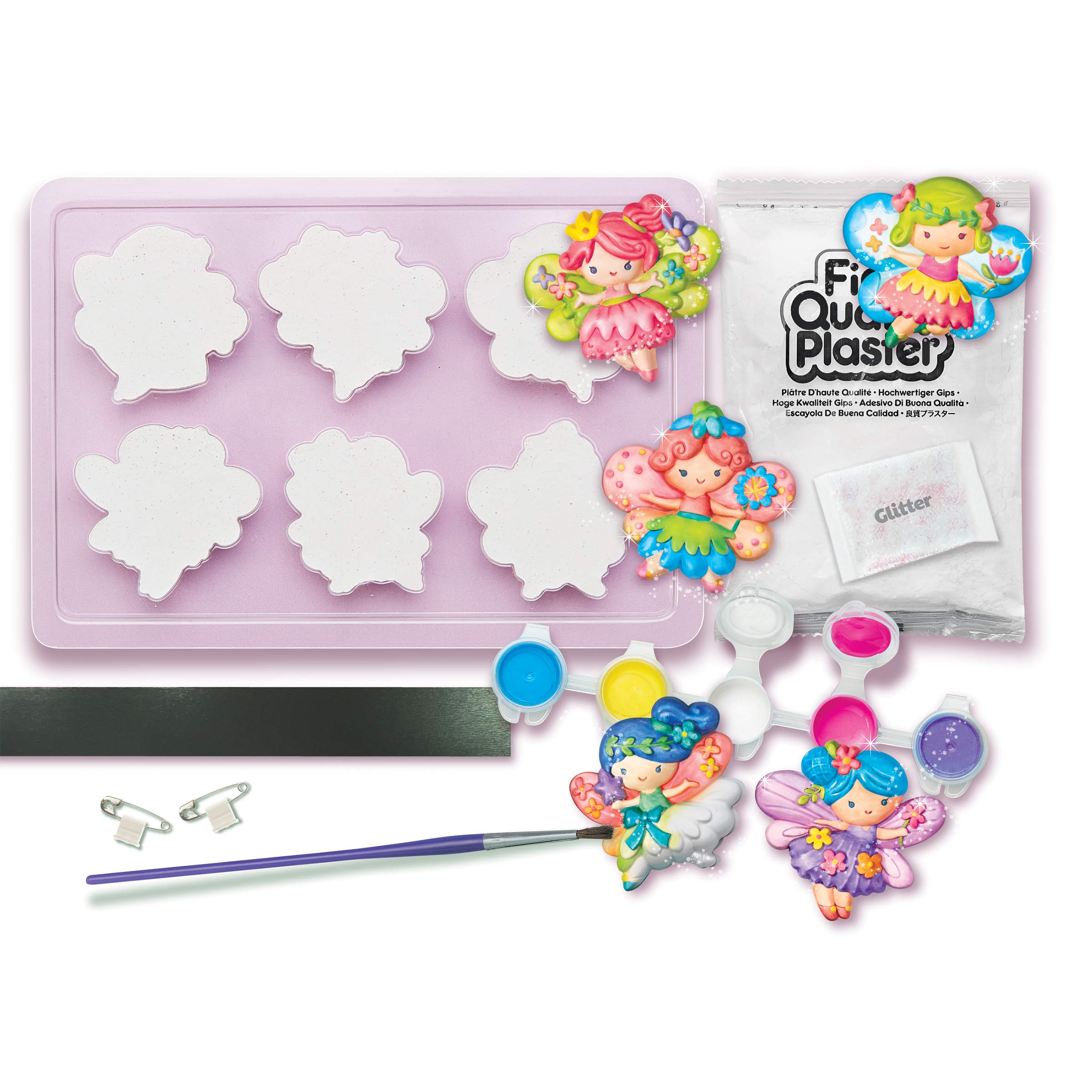 Creative Fairy Figures Craft Kit for Kids: Molding, painting, and decorating fun!