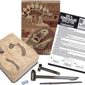 Dinosaur Excavation Kit: Unearth fossils with tools; learn about paleontology in an engaging way.