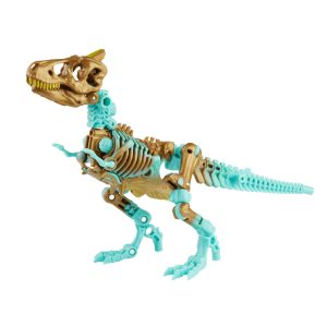 Colorful T-Rex skeleton model, ideal for education and decorative purposes.