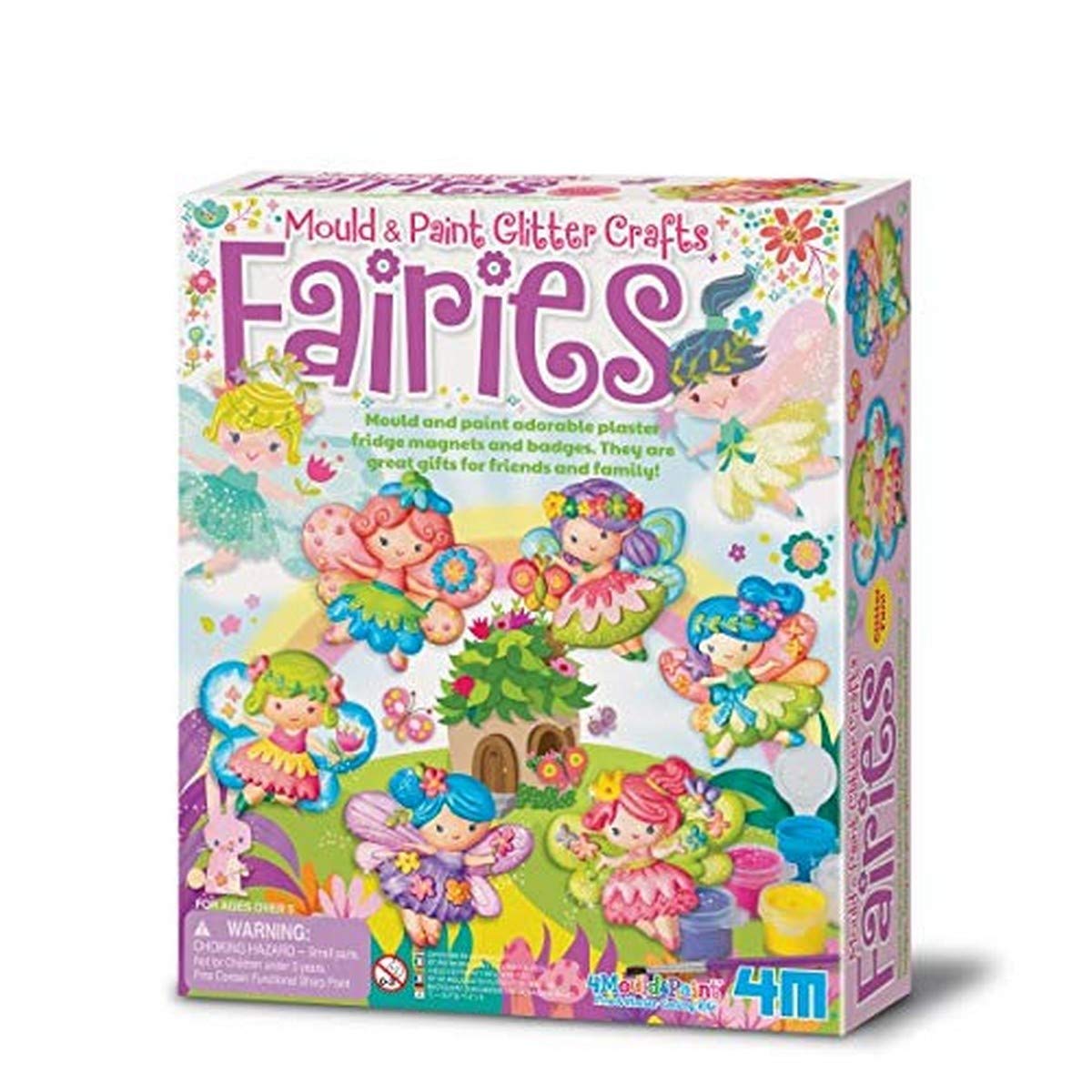 Colorful Fairy Craft Kit for kids: Create, paint, and decorate sparkling fairy figures!