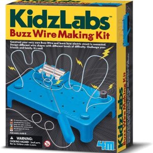 KidzLabs Buzz Wire Kit: Engaging STEM activity for kids with colorful designs and hands-on learning.