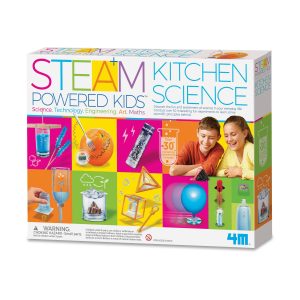 Discover fun kitchen experiments with the STEAM Powered Kids Science Kit for creative learning!