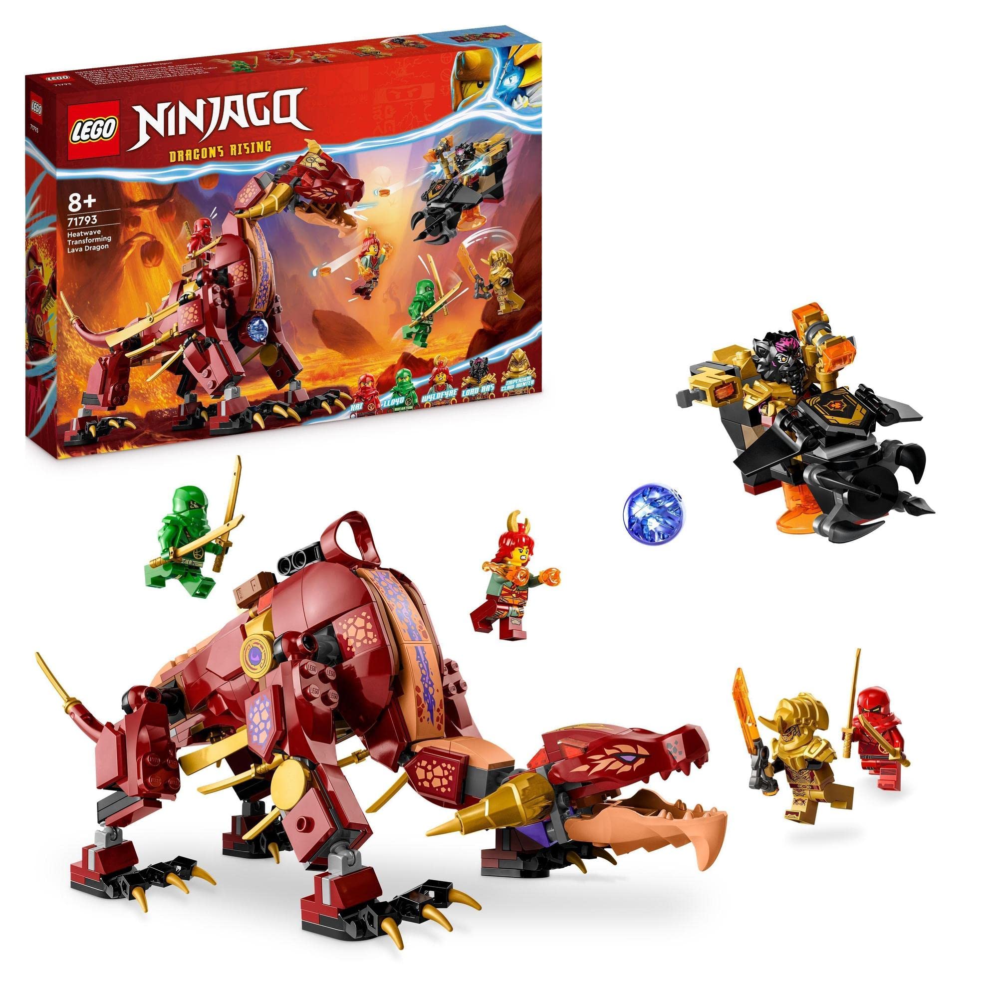 LEGO Ninjago Dragon Battle Adventure: Fierce dragon and mini-figures create epic play scenarios.