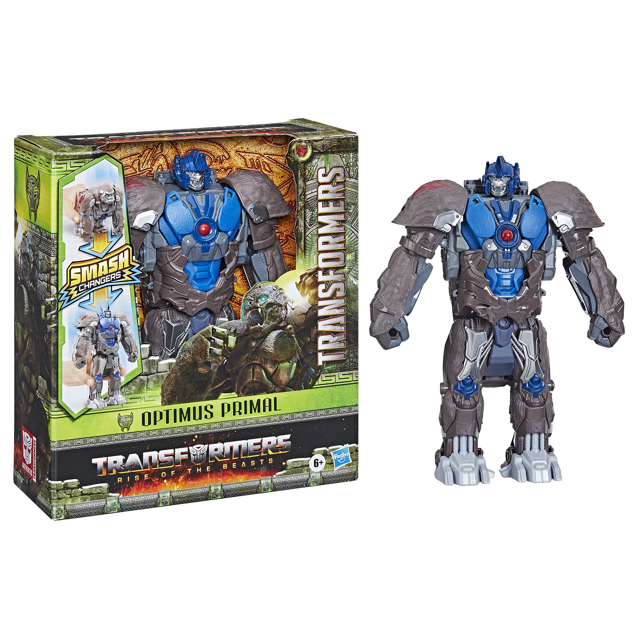 Optimus Primal Transformers toy set with vibrant packaging, showcasing strength and detail from Beast Wars.