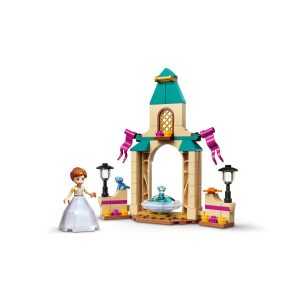 Enchanting LEGO princess set with a fountain, archway, and festive elements for imaginative play.
