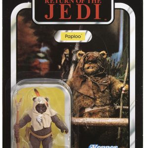Star Wars Paploo action figure in vintage packaging from Return of the Jedi.
