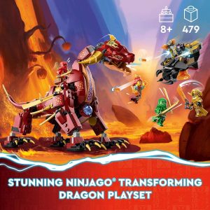 LEGO Ninjago Transforming Dragon Playset with vibrant characters and imaginative action-packed adventure.