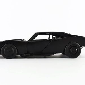 Aggressive matte black custom performance vehicle with a sleek design and sporty silhouette.