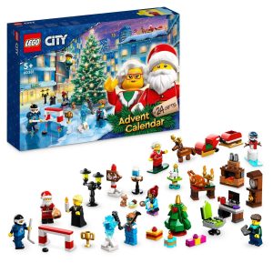 LEGO City Advent Calendar: 24 festive surprises for imaginative holiday fun with diverse characters.
