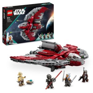 LEGO Star Wars starship set with iconic Jedi and minifigures for creative play.