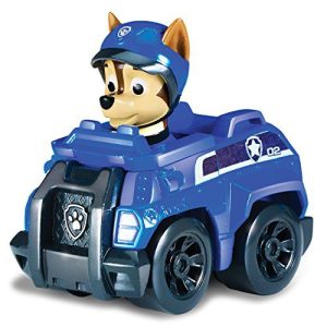 Colorful Paw Patrol toy vehicle with adventurous dog character, perfect for imaginative play and teamwork.