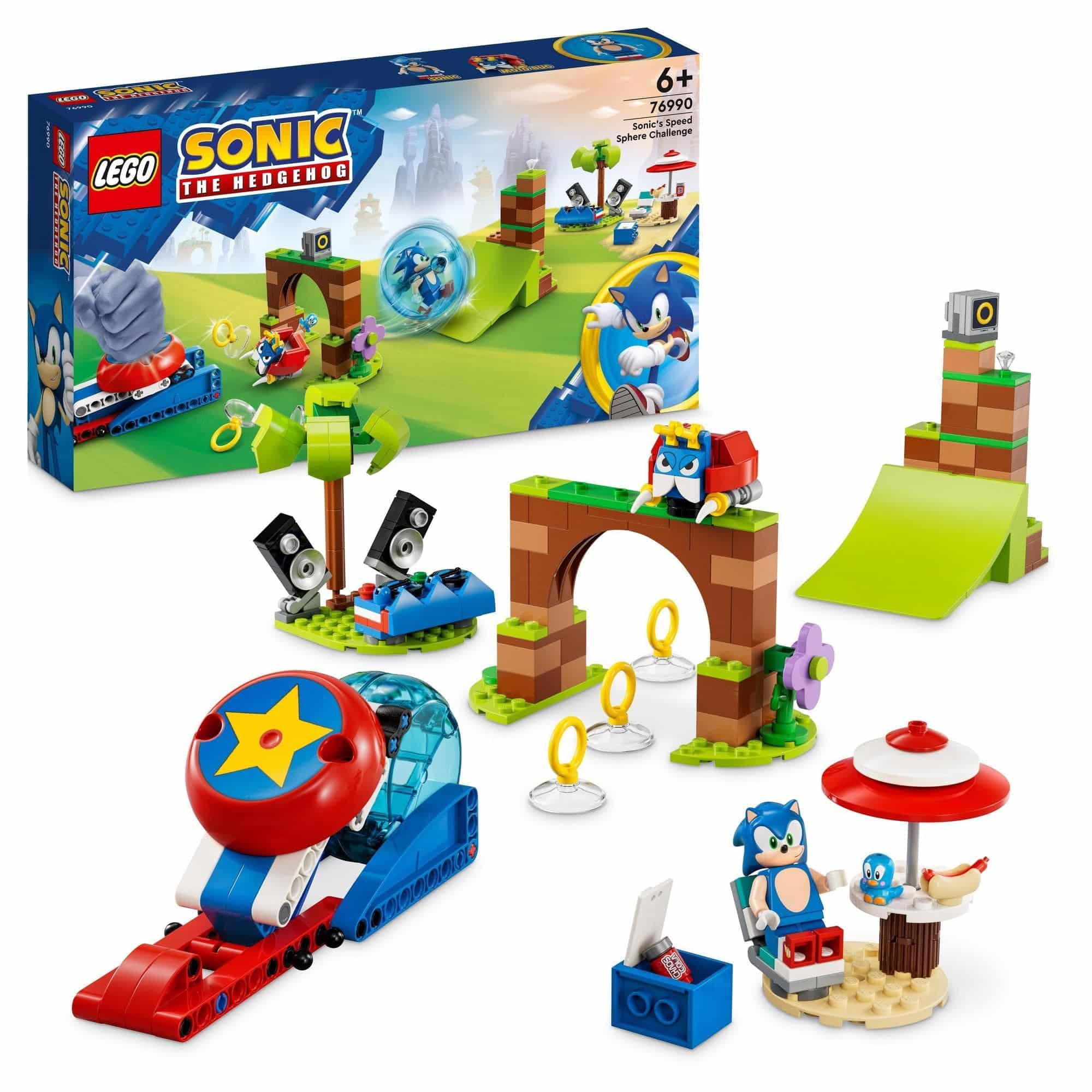 Sonic the Hedgehog LEGO set offers vibrant, buildable adventures with iconic characters and elements.