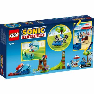Sonic the Hedgehog LEGO Set 76990: Loop-de-loop action and vibrant gameplay for fans.