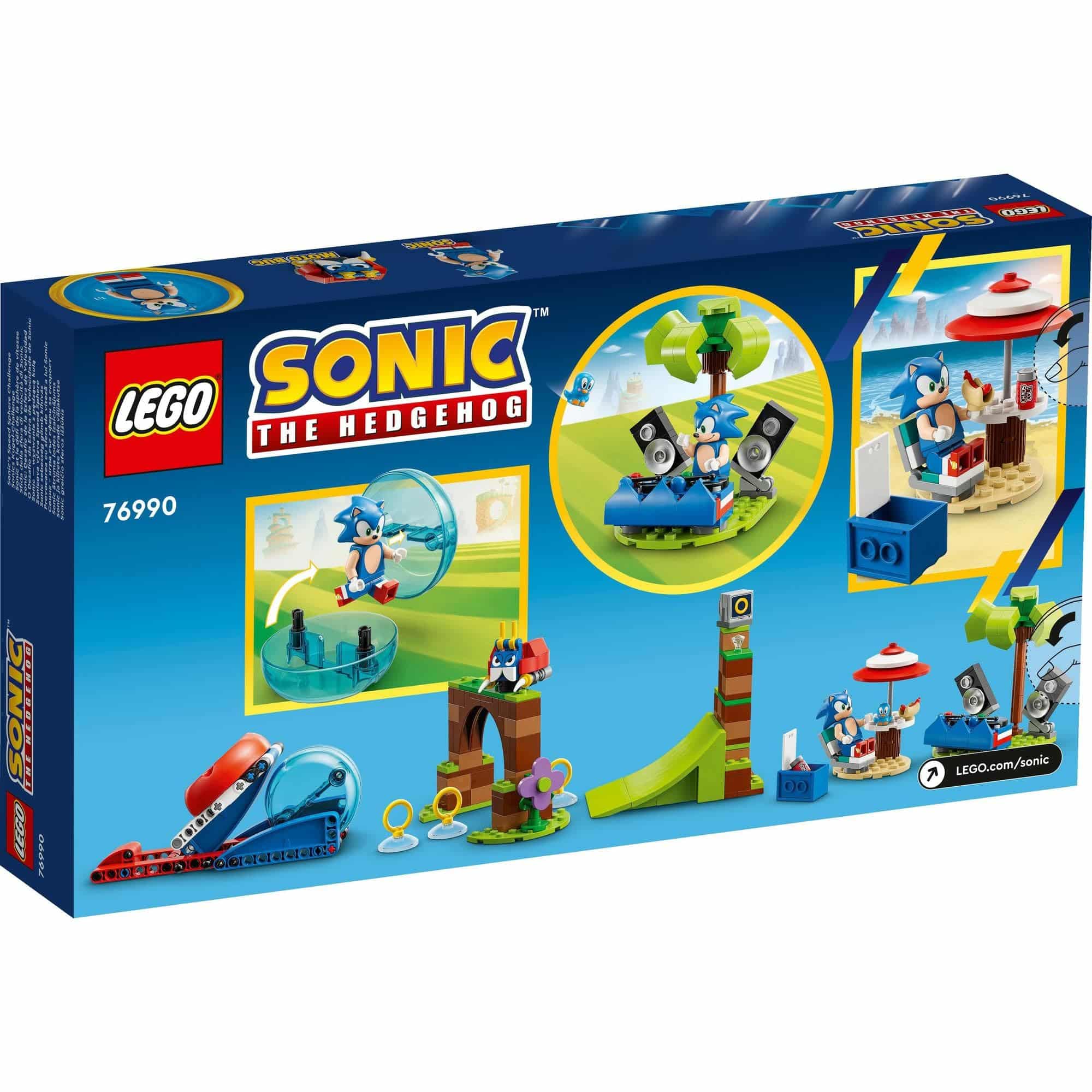 Sonic the Hedgehog LEGO Set 76990: Loop-de-loop action and vibrant gameplay for fans.