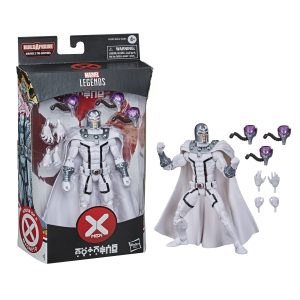 X-Men Marvel Legends action figure with accessories, featuring vibrant design and dynamic posing options.