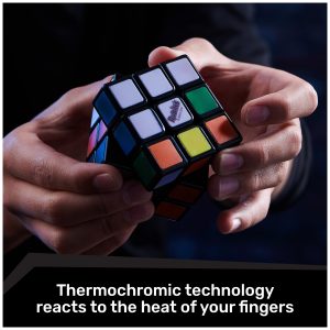 Color-changing Rubiks Cube with heat-reactive technology amplifies puzzle-solving excitement and engagement.