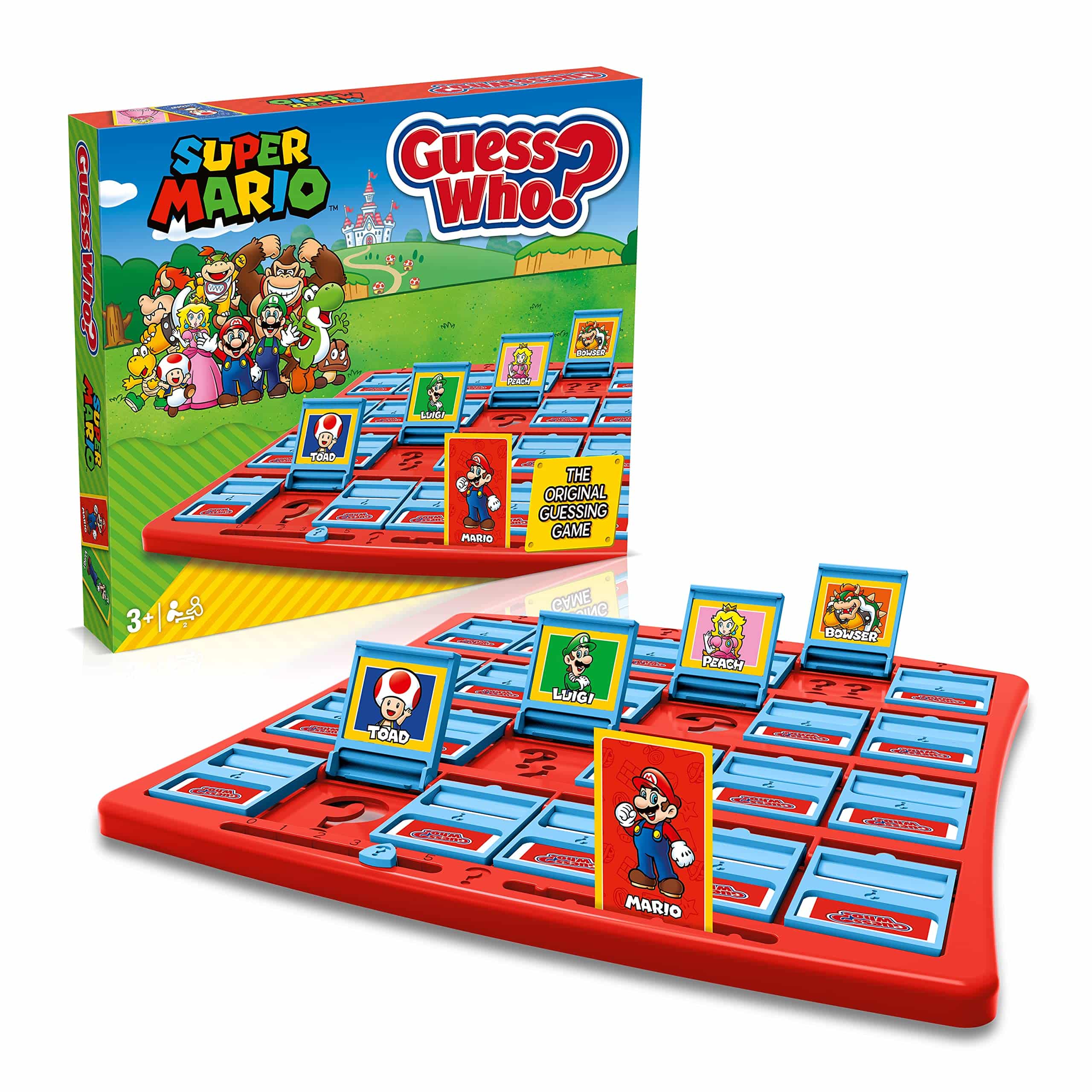 Super Mario Guess Who? classic game with iconic characters and vibrant Mushroom Kingdom design.