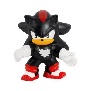 Edgy black and red collectible figurine featuring a fierce, dynamic character with spiky hair.