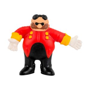 Playful cartoon toy figure in red jacket and sunglasses, perfect for imaginative play and collection.