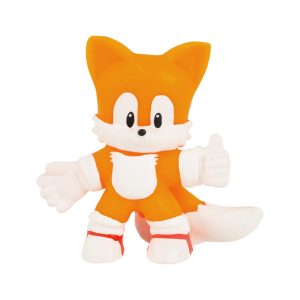 Cheerful orange fox toy with thumbs-up, perfect for collectors and playful interactions.