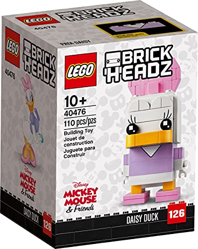 Daisy Duck LEGO BrickHeadz set - 110 pieces for Disney fans, ages 10 and up.