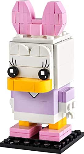 Whimsical Duck-Bunny figure with colorful blocks, playful design, and charming character features.
