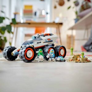 Futuristic vehicle toy set sparks imaginative play and adventure for kids in a cozy home.